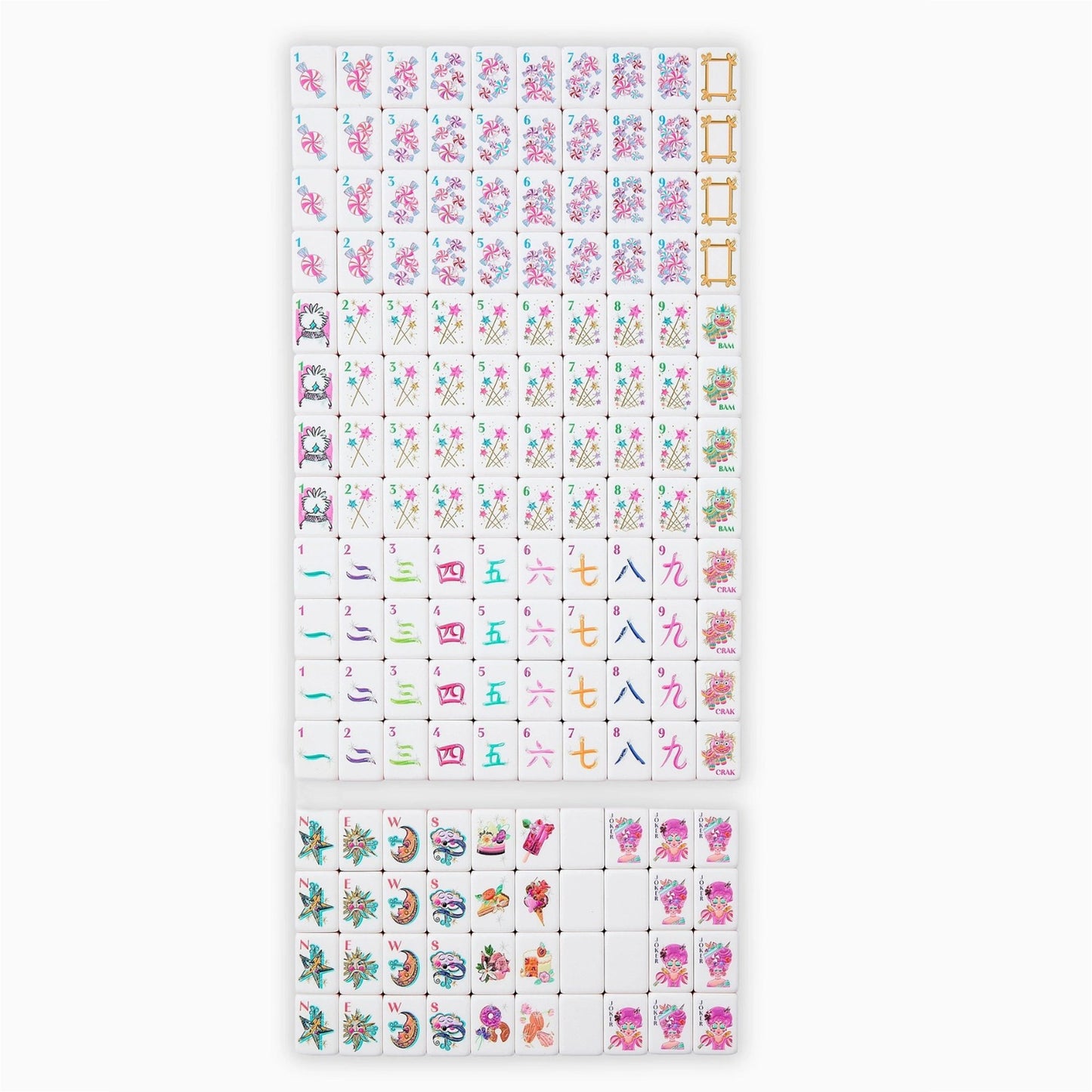 Oh my mahjong tiles mahjong tiles Mahjong Acrylic Oh my Mahjong Tiles