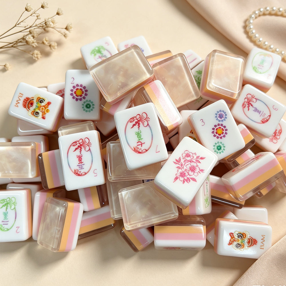 2026 New Mahjong American-style Hand-pulled 166pcs