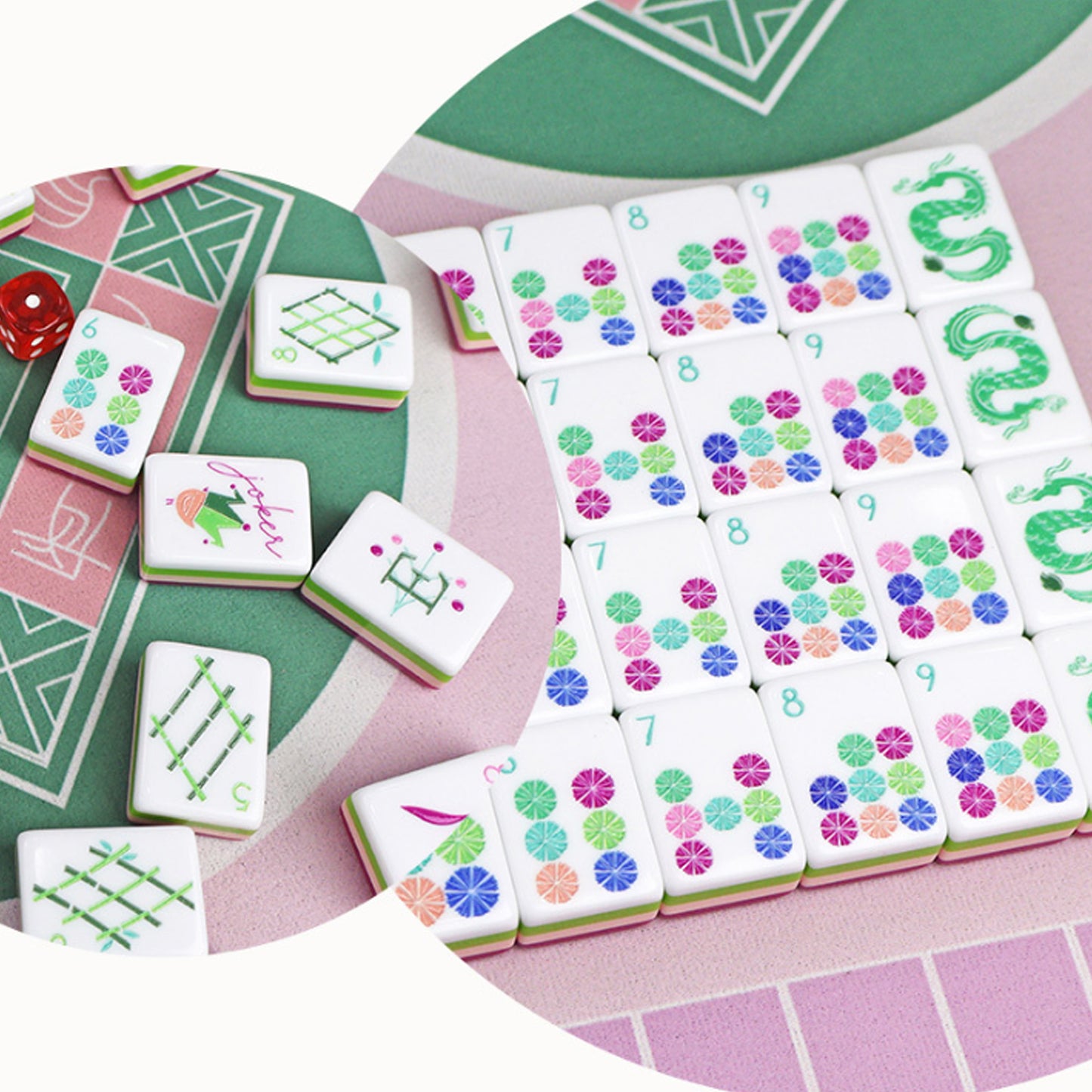 Crown Mahjong Tile  Four-Layer Mahjong Acrylic Mahjong Tiles