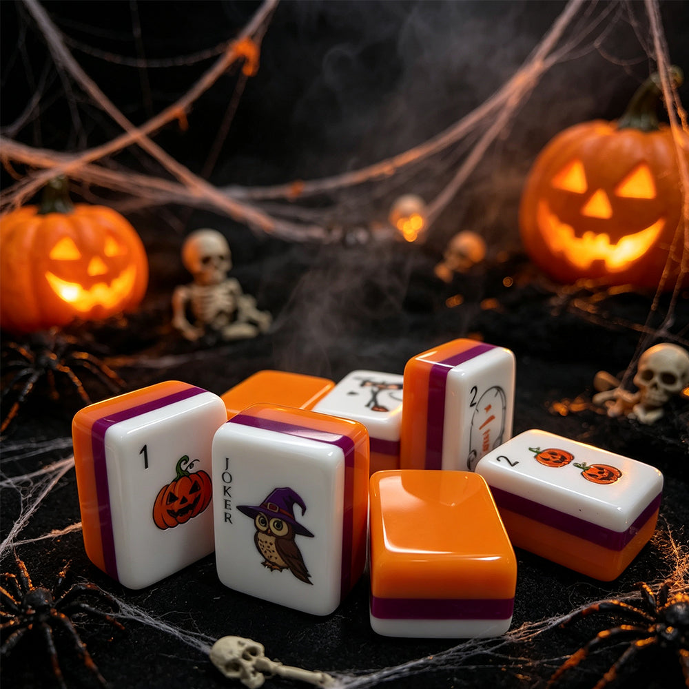 Halloween Mahjong Tile  Four-Layer Mahjong Acrylic Mahjong Tiles