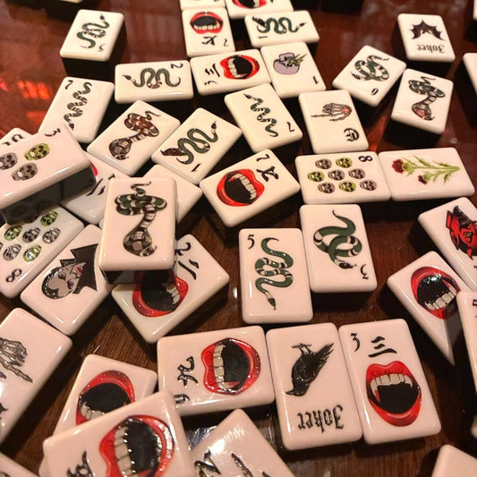 Halloween Mahjong Tiles  (32X23X15mm)