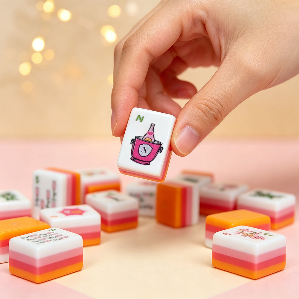 Orange Mahjong Tiles  (31.5*23*13mm)